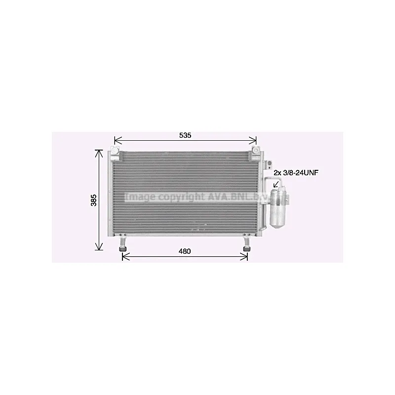 Condenseur, climatisation AVA QUALITY COOLING IS5031D