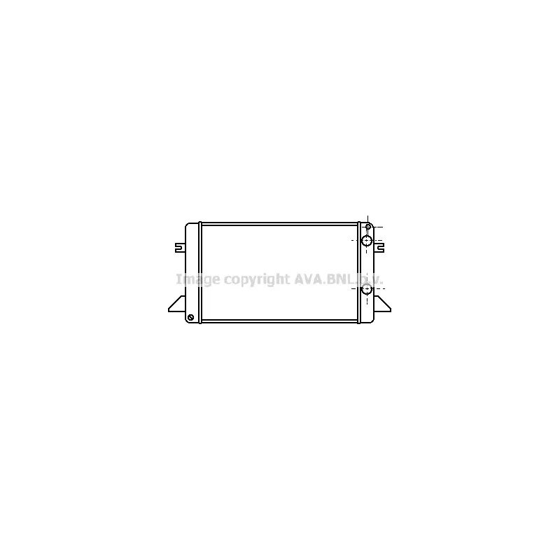 Radiateur, refroidissement du moteur AVA QUALITY COOLING IV2027
