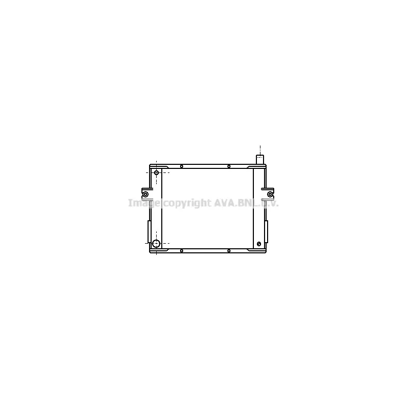 Radiateur, refroidissement du moteur AVA QUALITY COOLING IV2029