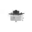 Moteur électrique, pulseur d'air habitacle AVA QUALITY COOLING IV8503 - Visuel 3
