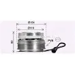 Embrayage, ventilateur de radiateur AVA QUALITY COOLING IVC157 - Visuel 3