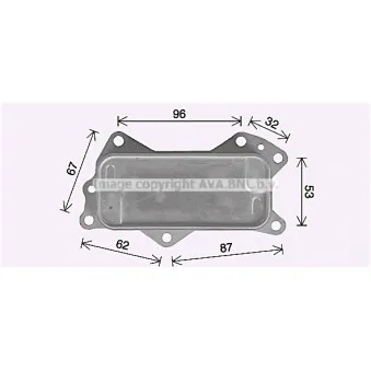 Radiateur d'huile AVA QUALITY COOLING JE3079