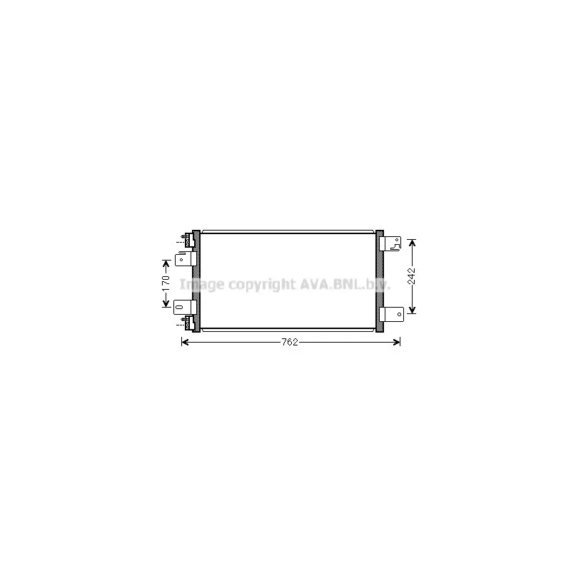 Condenseur, climatisation AVA QUALITY COOLING JE5074