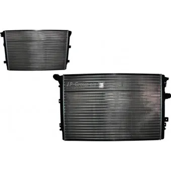 Radiateur, refroidissement du moteur JP GROUP 1114208500