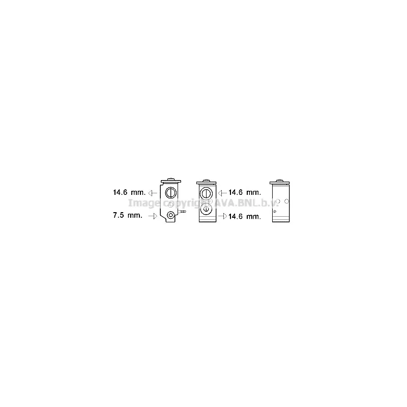 Détendeur, climatisation AVA QUALITY COOLING KA1277