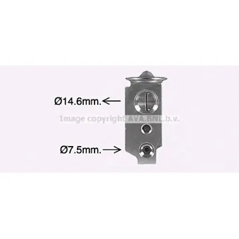 Détendeur, climatisation AVA QUALITY COOLING KA1322