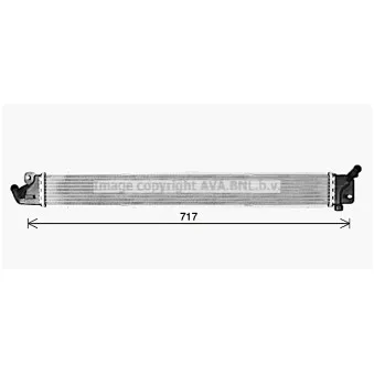 Radiateur, batterie de traction AVA QUALITY COOLING KA2307