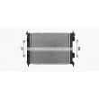 Radiateur, refroidissement du moteur AVA QUALITY COOLING KA2327 - Visuel 2