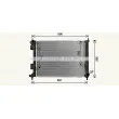 Radiateur, refroidissement du moteur AVA QUALITY COOLING KA2328 - Visuel 1