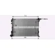 Radiateur, refroidissement du moteur AVA QUALITY COOLING KA2334 - Visuel 1