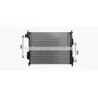 Radiateur, refroidissement du moteur AVA QUALITY COOLING KA2339 - Visuel 2