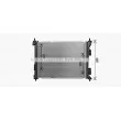 Radiateur, refroidissement du moteur AVA QUALITY COOLING KA2343 - Visuel 2