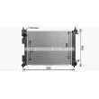 Radiateur, refroidissement du moteur AVA QUALITY COOLING KA2344 - Visuel 1