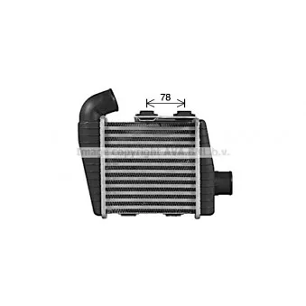 Intercooler, échangeur AVA QUALITY COOLING KA4232