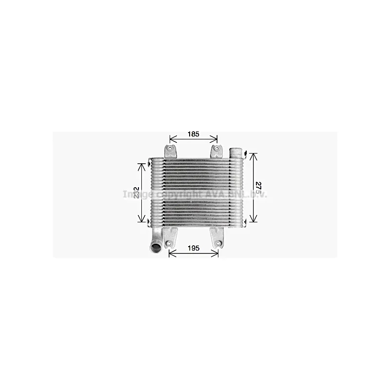 Intercooler, échangeur AVA QUALITY COOLING KA4305