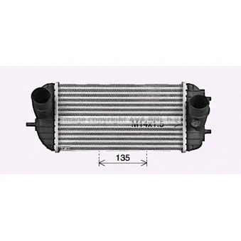 Intercooler, échangeur AVA QUALITY COOLING KA4329