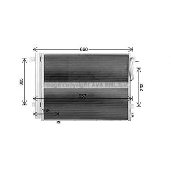 Condenseur, climatisation AVA QUALITY COOLING KA5312D