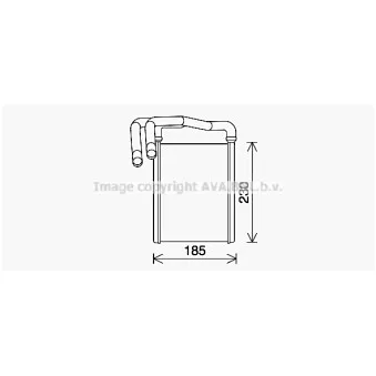 Système de chauffage AVA QUALITY COOLING KA6289