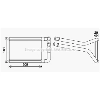 Système de chauffage AVA QUALITY COOLING KA6296