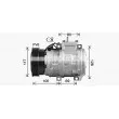 Compresseur, climatisation AVA QUALITY COOLING KAAK336 - Visuel 1