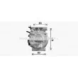 Compresseur, climatisation AVA QUALITY COOLING KAK326 - Visuel 3