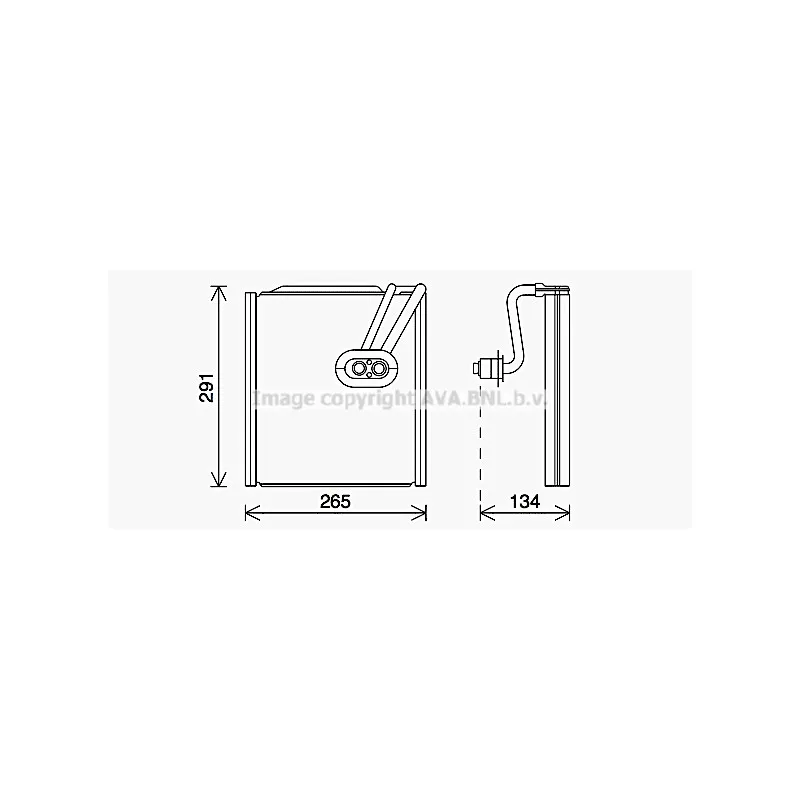 Évaporateur climatisation AVA QUALITY COOLING KAV292