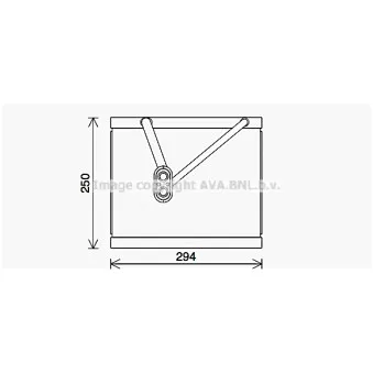 Évaporateur climatisation AVA QUALITY COOLING KAV295