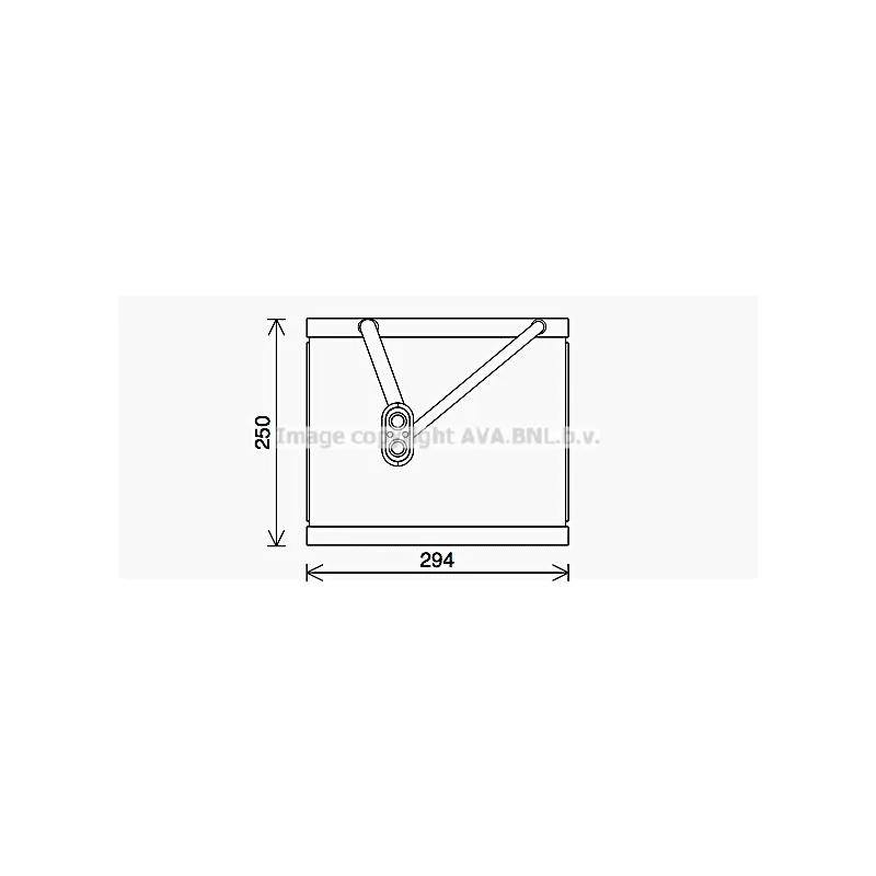 Évaporateur climatisation AVA QUALITY COOLING KAV295