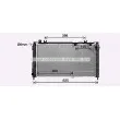 Radiateur, refroidissement du moteur AVA QUALITY COOLING LA2038 - Visuel 1