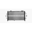 Radiateur, refroidissement du moteur AVA QUALITY COOLING LA2038 - Visuel 2