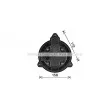 Moteur électrique, pulseur d'air habitacle AVA QUALITY COOLING LC8102 - Visuel 1