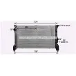 Radiateur, refroidissement du moteur AVA QUALITY COOLING MS2725 - Visuel 1