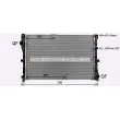 Radiateur, refroidissement du moteur AVA QUALITY COOLING MS2728 - Visuel 1