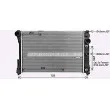 Radiateur, refroidissement du moteur AVA QUALITY COOLING MS2729 - Visuel 1