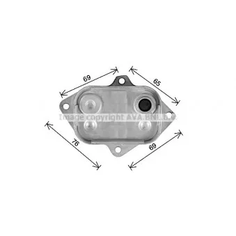 Radiateur d'huile AVA QUALITY COOLING MS3743