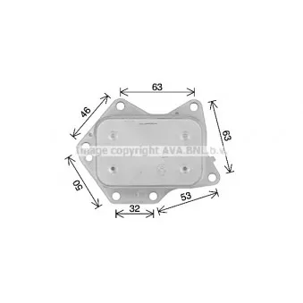 Radiateur d'huile AVA QUALITY COOLING MS3744