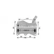 Radiateur d'huile AVA QUALITY COOLING MS3749 - Visuel 2