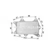 Radiateur d'huile AVA QUALITY COOLING MS3760 - Visuel 1
