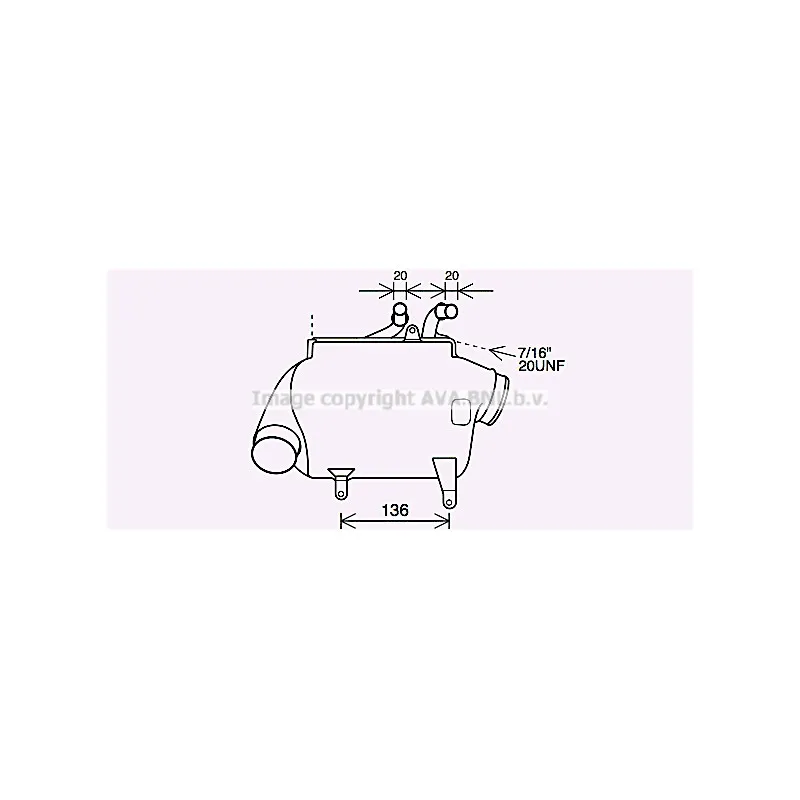 Intercooler, échangeur AVA QUALITY COOLING MS4699