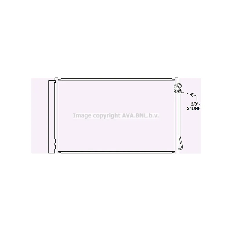 Condenseur, climatisation AVA QUALITY COOLING MS5717D