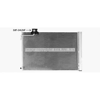Condenseur, climatisation AVA QUALITY COOLING MS5775D