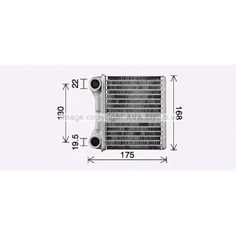 Système de chauffage AVA QUALITY COOLING MS6762