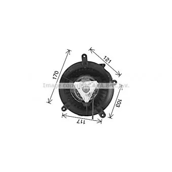 Moteur électrique, pulseur d'air habitacle AVA QUALITY COOLING MS8739
