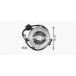 Moteur électrique, pulseur d'air habitacle AVA QUALITY COOLING MS8771 - Visuel 2