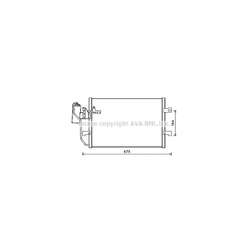 Condenseur, climatisation AVA QUALITY COOLING MSA5289D