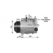 Compresseur, climatisation AVA QUALITY COOLING MSK756 - Visuel 1
