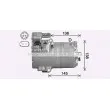 Compresseur, climatisation AVA QUALITY COOLING MSK757 - Visuel 1
