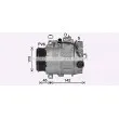 Compresseur, climatisation AVA QUALITY COOLING MSK758 - Visuel 1