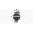 Compresseur, climatisation AVA QUALITY COOLING MSK758 - Visuel 2