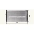 Radiateur, refroidissement du moteur AVA QUALITY COOLING MT2275 - Visuel 1